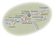 Loire Valley France Map